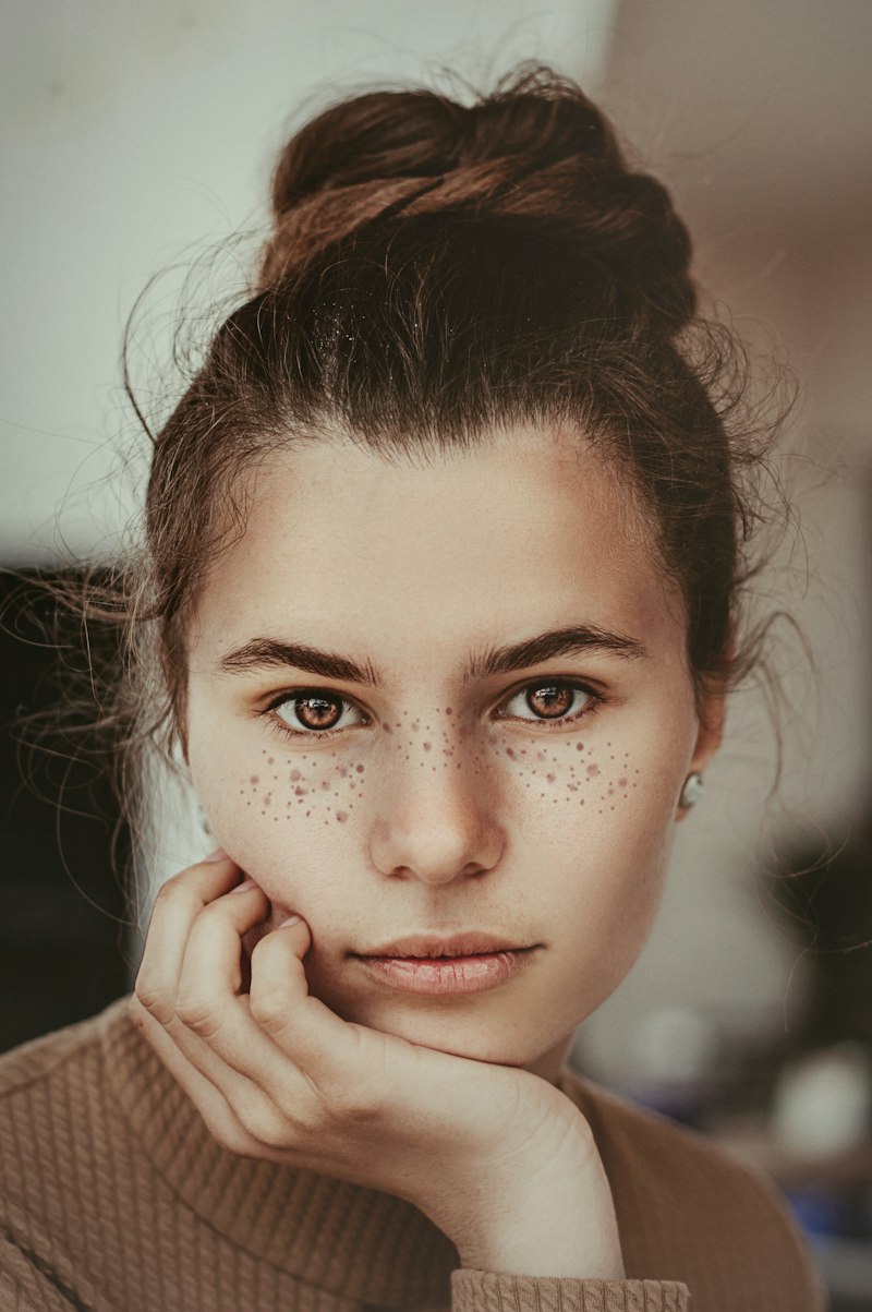 Close up skin texture
